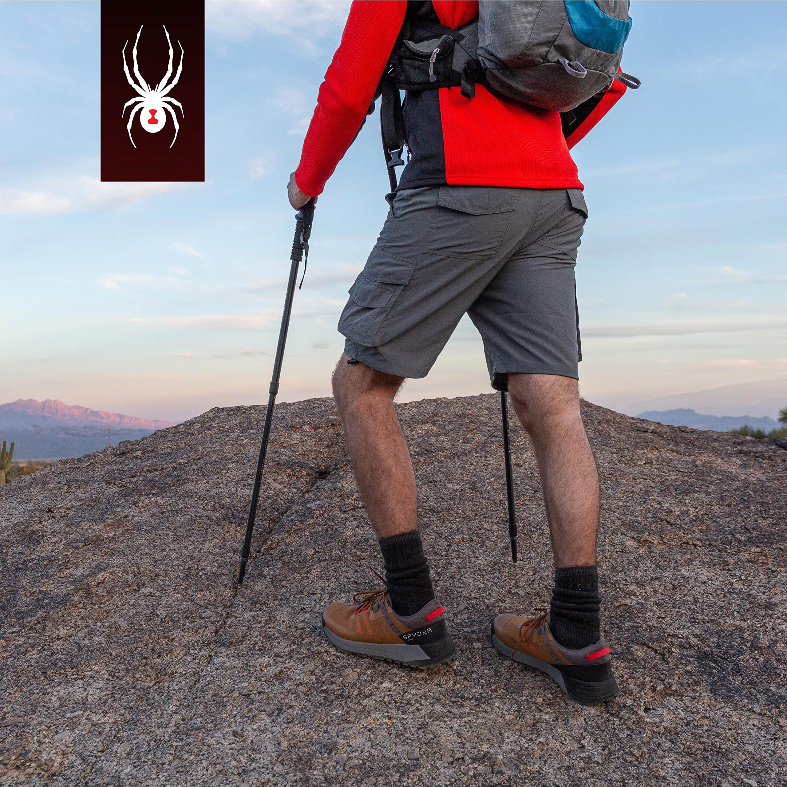 Spyder Men's Waterproof Hiking Shoes - Lightweight Trail Running Shoes for Outdoor Adventures, Camping & Backpacking