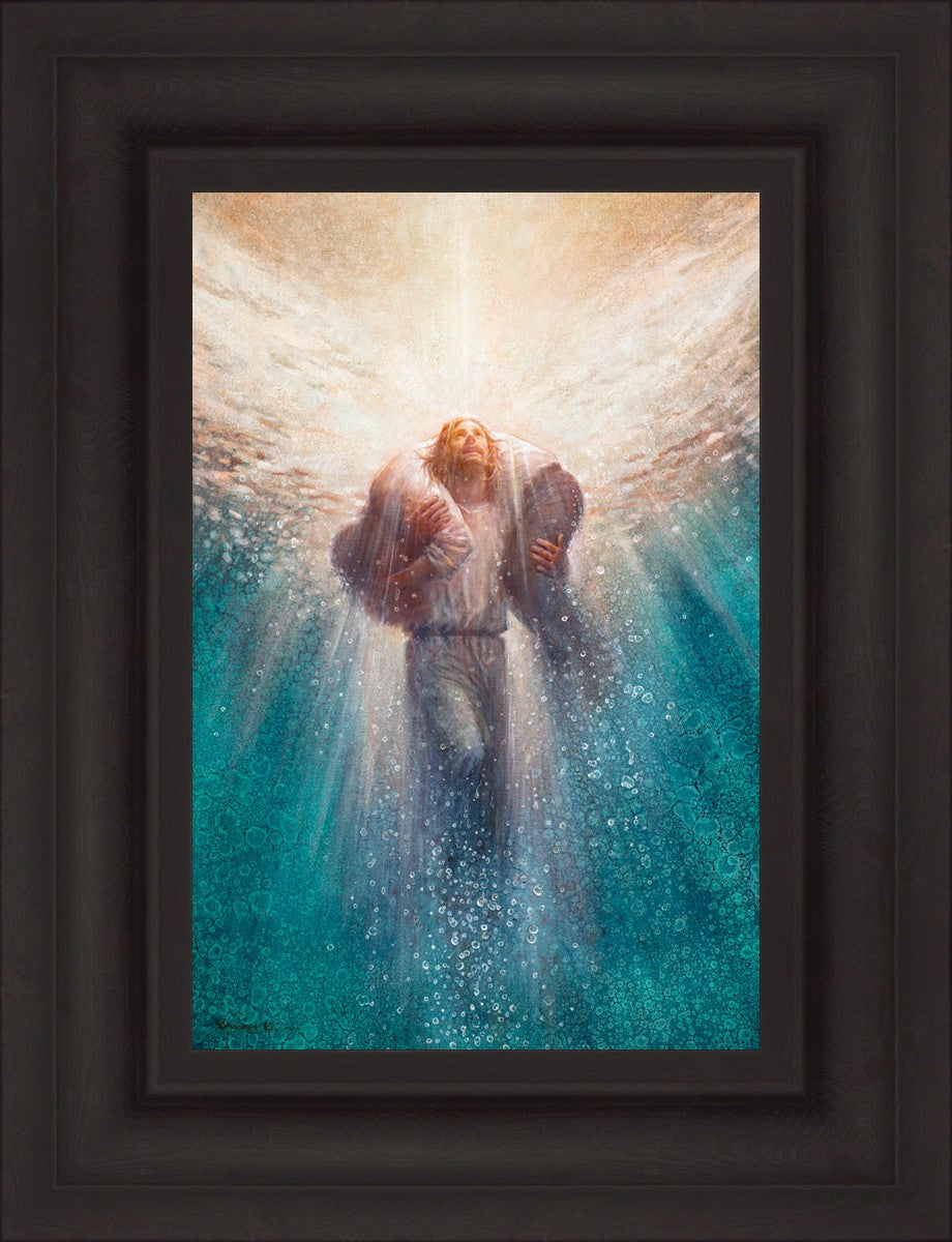 Deep Waters By Yongsung Kim - Premium Wall Art Canvas Print - Ocean Wave Painting for Home & Office Decor - Perfect for Living Room, Bedroom, and Office Spaces