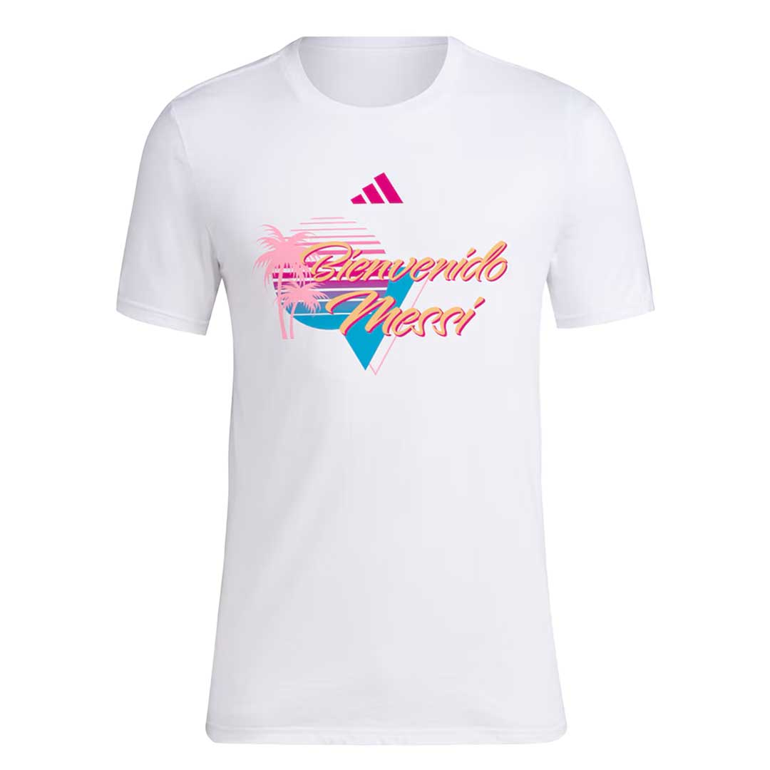 Adidas Men's Messi x Bienvenido T-Shirt - JE9804 - Official Soccer Jersey for Fans & Players - Perfect for Games, Training & Casual Wear
