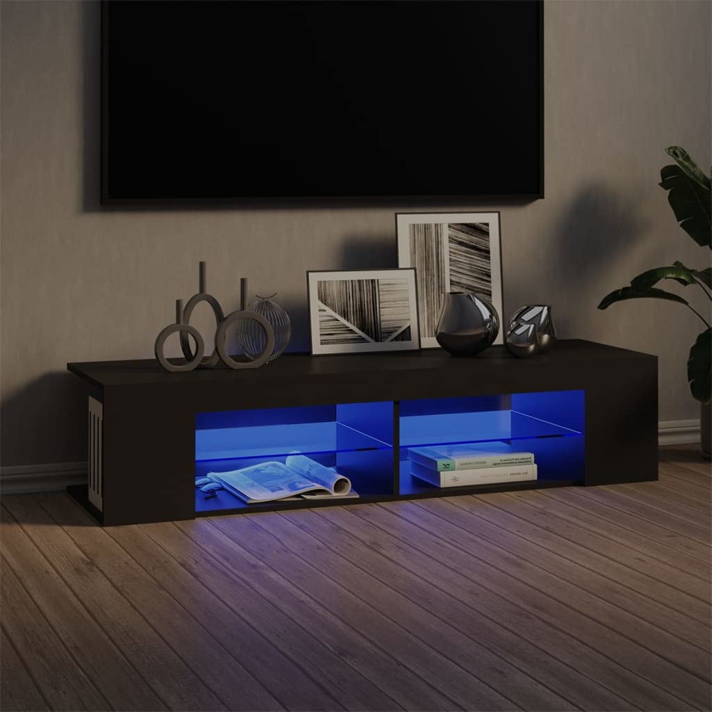 Modern TV Stand with LED Lights - 53.1