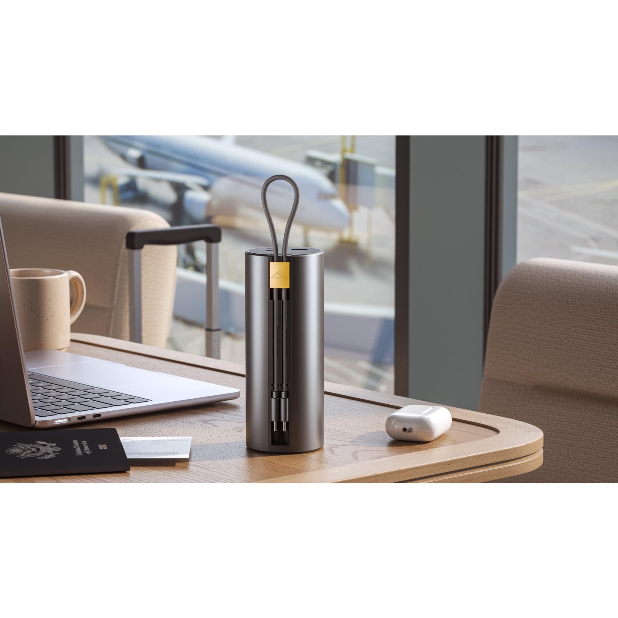 Alogic Ark Pro 27,600mAh Portable Charger - 160W Fast USB Power Bank for Laptops, Phones & Tablets | Perfect for Travel, Camping & Emergency Backup