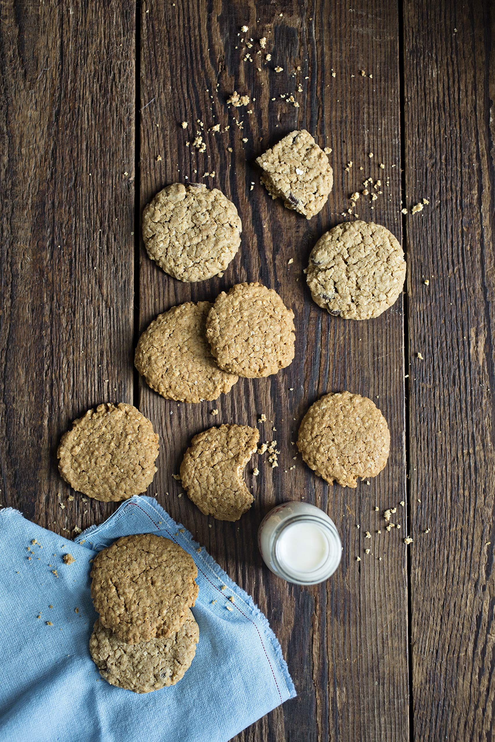 Kilbeggan Irish Oats Cookies - 6 Pack | Original Flavor | Healthy Snack for Breakfast, Tea Time & Office Break | Gluten-Free Oatmeal Biscuits