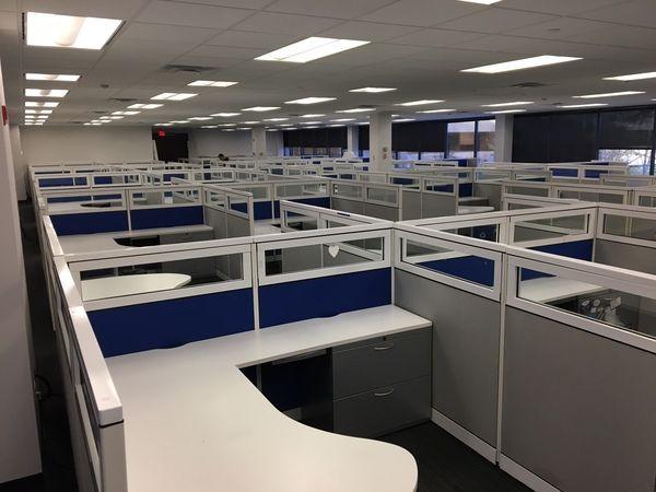 High-Quality Used Steelcase Cubicles for Office & Workspace - Durable & Affordable Office Partitions