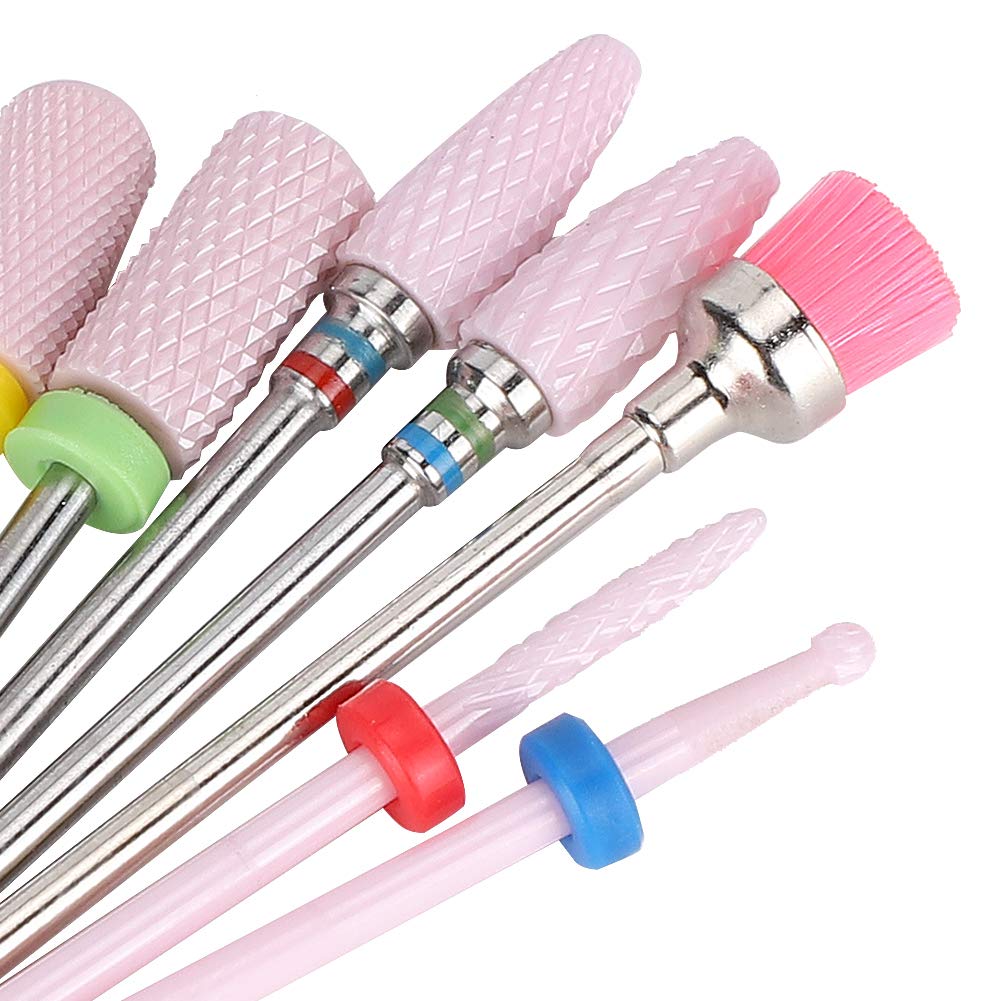 Ceramic Nail Grinding Head & Sanding Head - 2.35mm Shank for Professional & Home Manicure | Perfect for Nail Salons, DIY Nail Care & At-Home Grooming