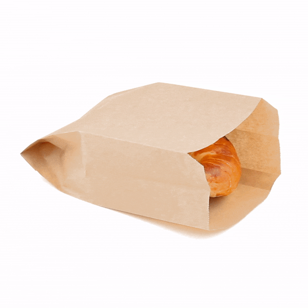 Eco-Friendly Kraft Paper French Fry & Snack Bags - 5