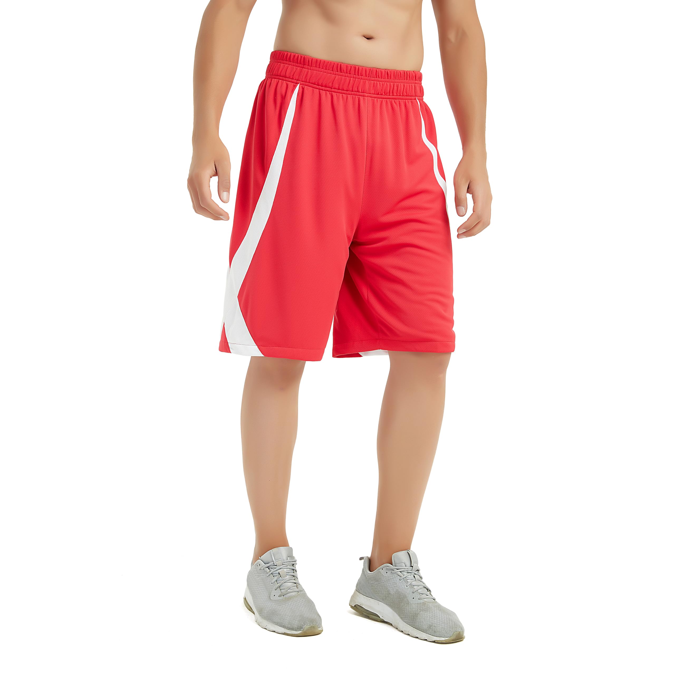 TopTie Men's Lounge Walking Shorts - Comfortable Pajama Active Shorts for Workout, MMA & Flag Football - No Pockets Design - Perfect for Home, Gym & Sports Training