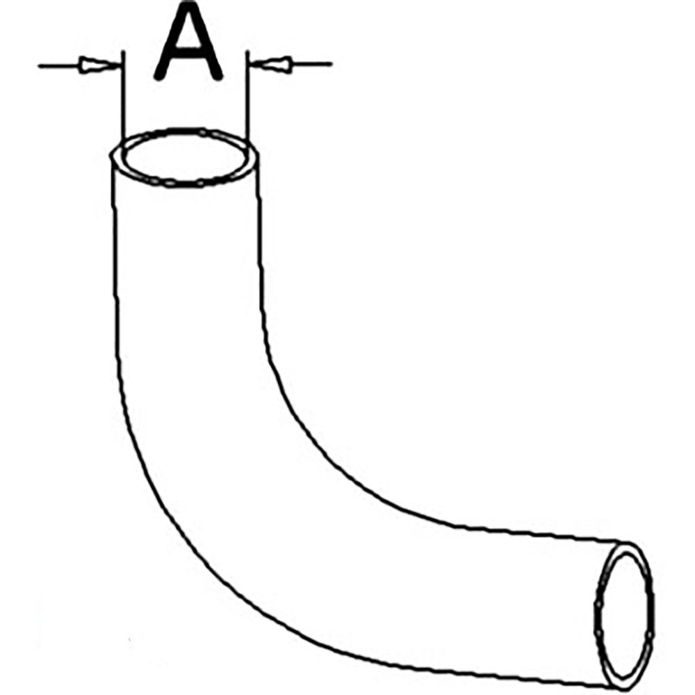 Massey Ferguson Tractor Radiator Hose Bottom - Part No. A-1691477M1 - Heavy Duty Cooling System Replacement for Agricultural Equipment & Farm Machinery