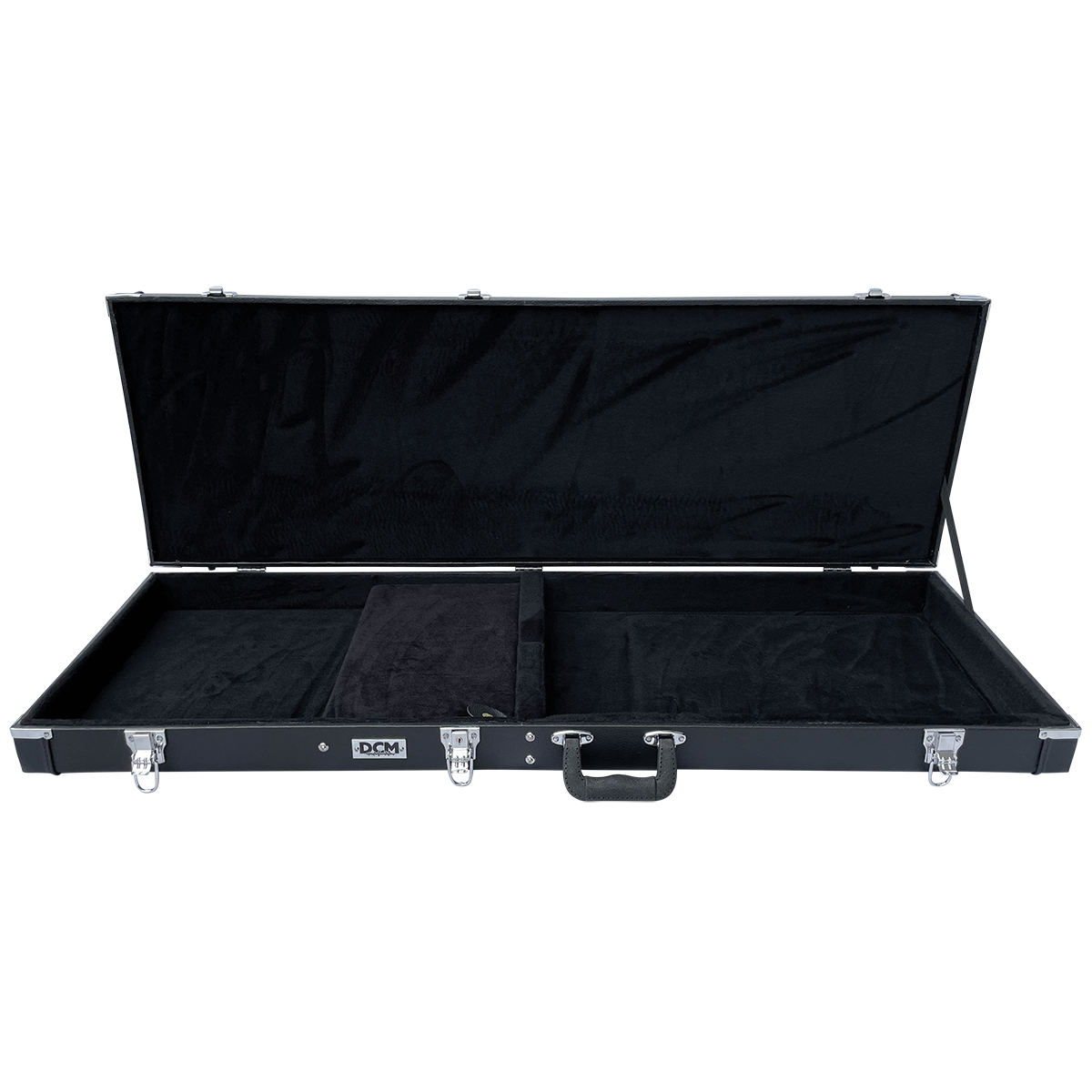 DCM WBC1 Wood Economy Bass Case Rectangle - Lightweight & Durable Guitar Case for Electric Bass, Perfect for Travel, Storage & Protection