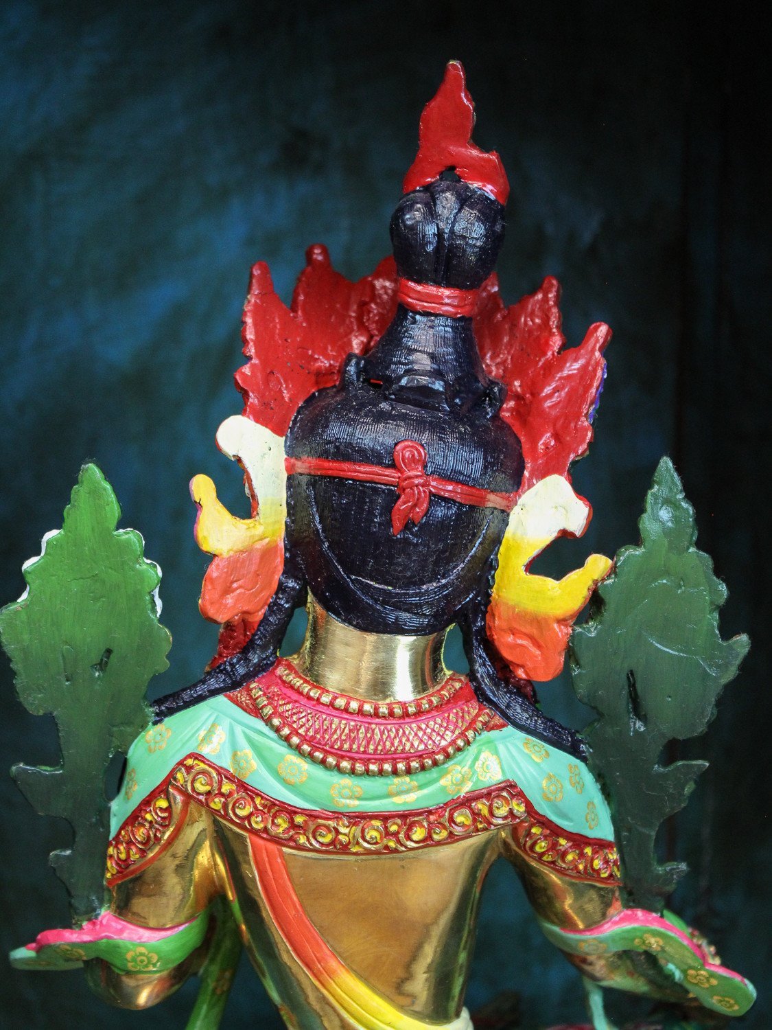 13 Inch Green Tara Statue - Handcrafted Buddhist Masterpiece for Home Altar, Meditation & Spiritual Decor | Perfect for Yoga Studios & Gift Giving
