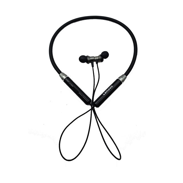 Lenovo HE05 Sports Bluetooth Earbuds - Wireless Earphones for Running, Gym & Workouts - Sweatproof & Secure Fit for Active Lifestyles