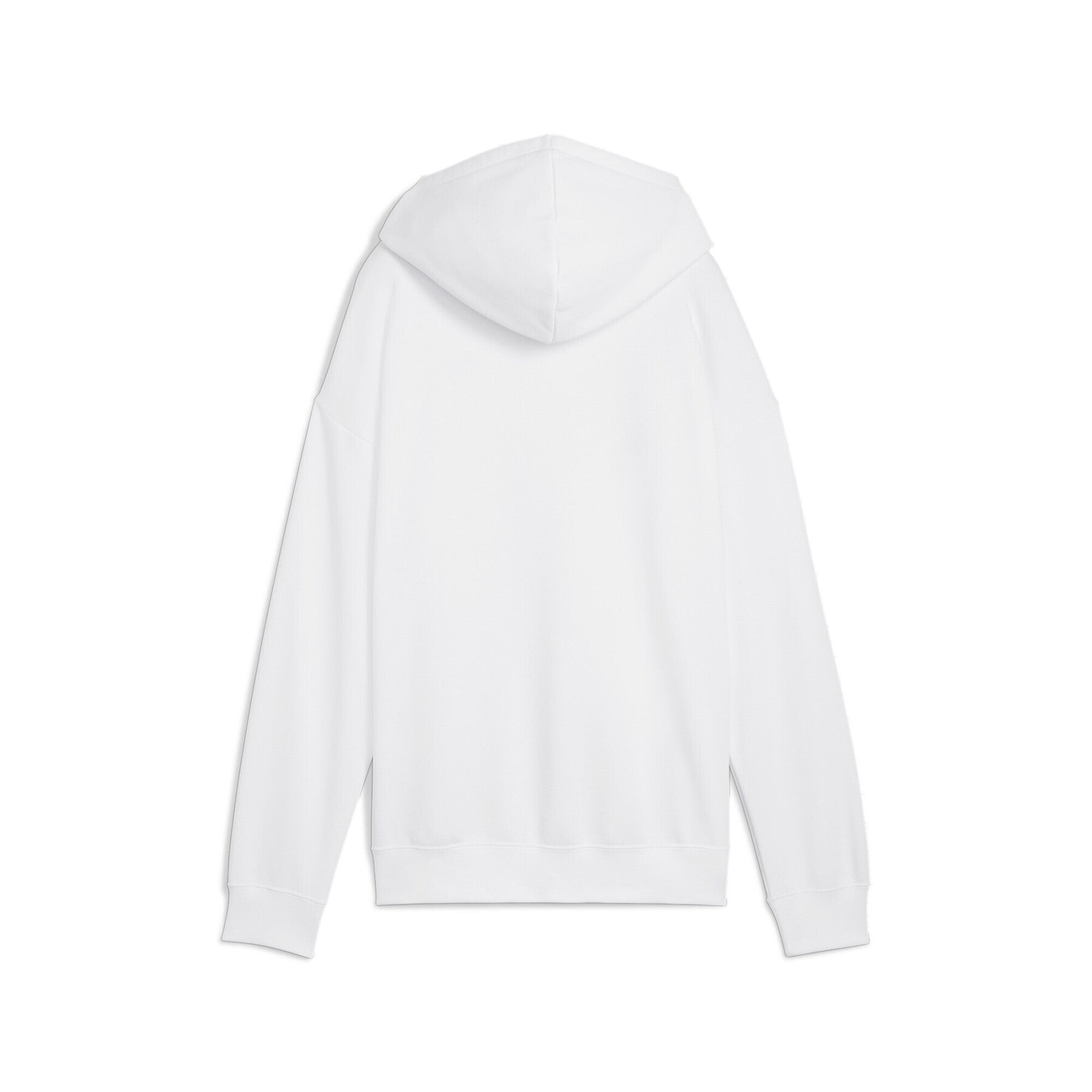 PUMA Women's Small Logo Fleece Hoodie - White | Cozy Pullover Sweatshirt for Casual Wear, Gym & Lounge