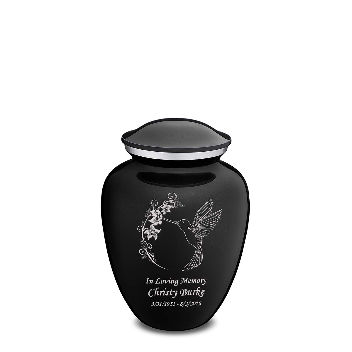 Personalized Hummingbird Cremation Urn for Ashes - Small Funeral Urn for Women & Men - Holds 44 lbs - Memorial Keepsake for Loved Ones - Perfect for Home Display, Memorial Services & Quiet Remembrance