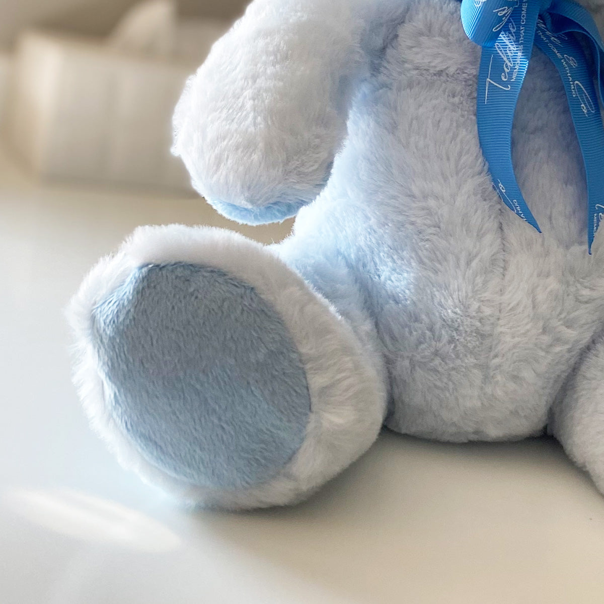 Blue Memorial Bear for Ashes - Keepsake Urn for Loved Ones | Perfect for Funerals, Memorials & Home Display