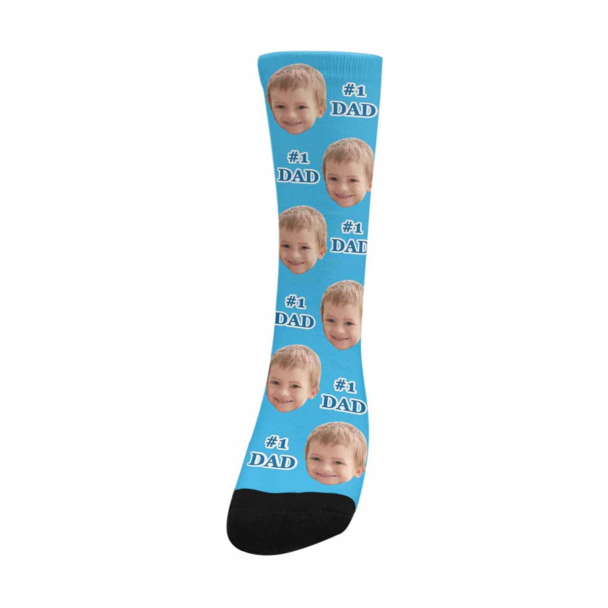 Custom Funny Face Socks for Dad - Personalized Father's Day Gift - Great for Gifts, Parties & Everyday Wear
