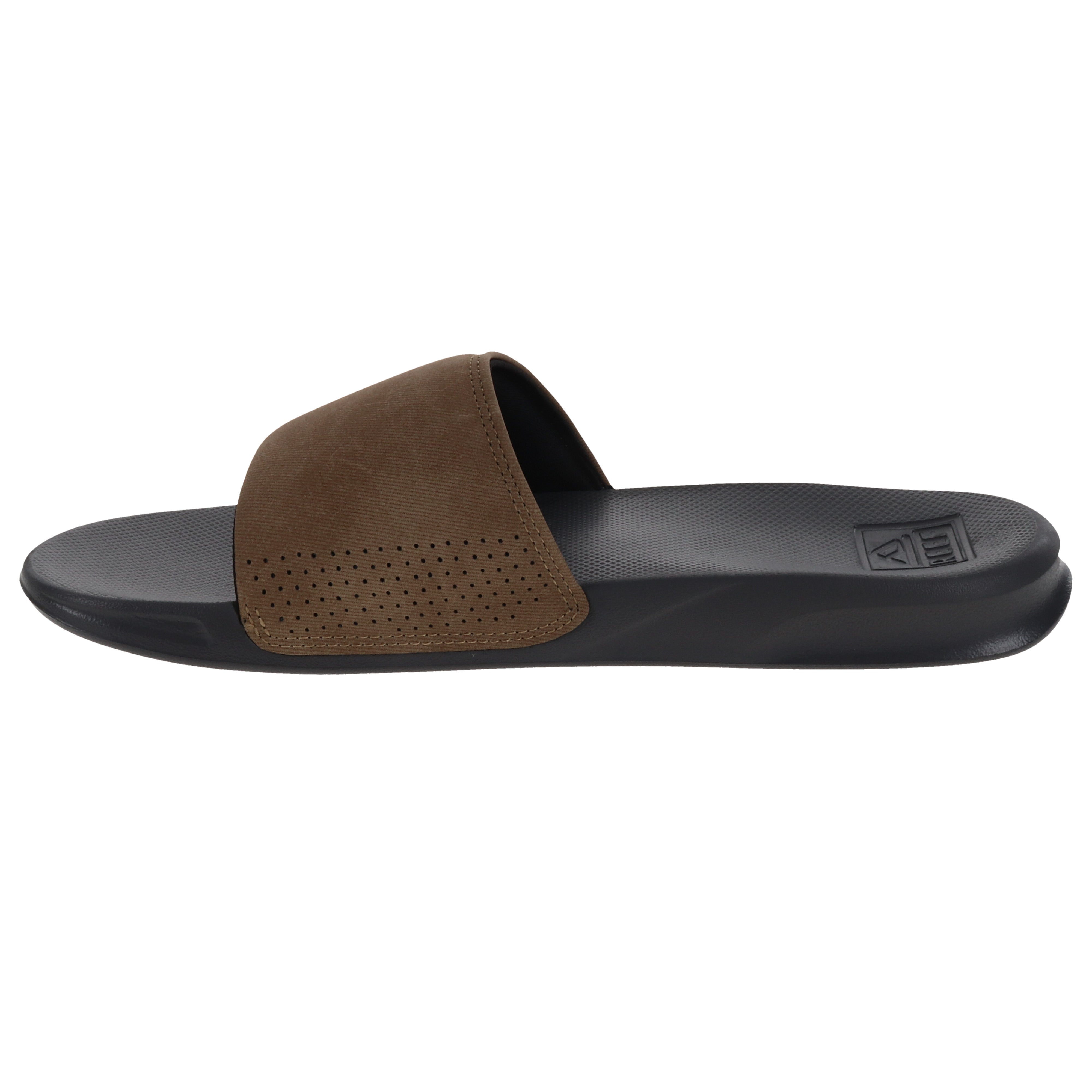 Reef One Slide Tan Men's Sandals - Comfortable Beach & Pool Slides for Summer Outdoor Activities