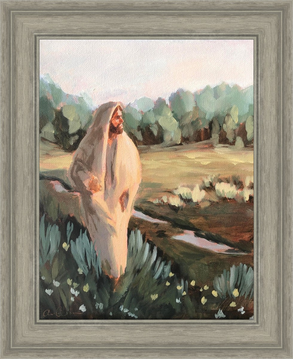 Be Thou Humble by Amber Whitworth - Inspirational Christian Wall Art for Home & Office Decor - Perfect for Living Room, Bedroom, or Gift