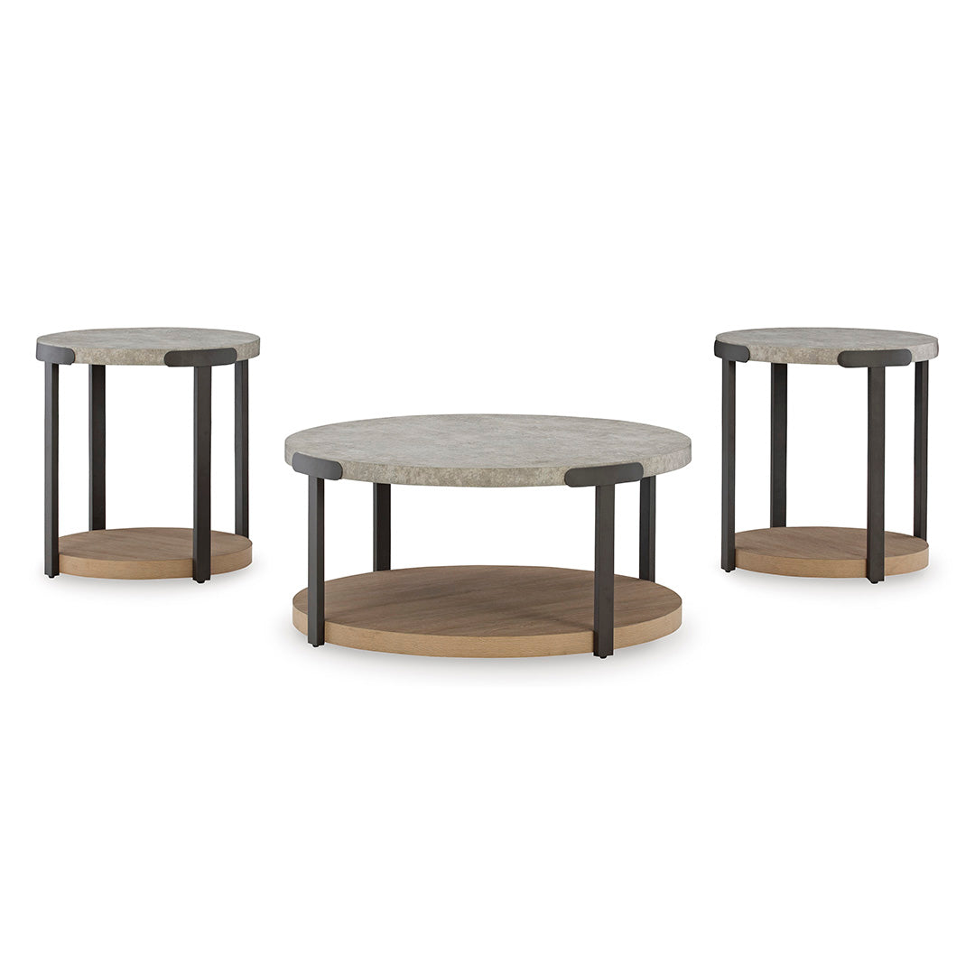 Darthurst Table Trio - Modern 3-Piece Coffee Table Set for Living Room, Durable & Stylish Home Decor Furniture - Perfect for Small Spaces, Apartments, and Cozy Gatherings
