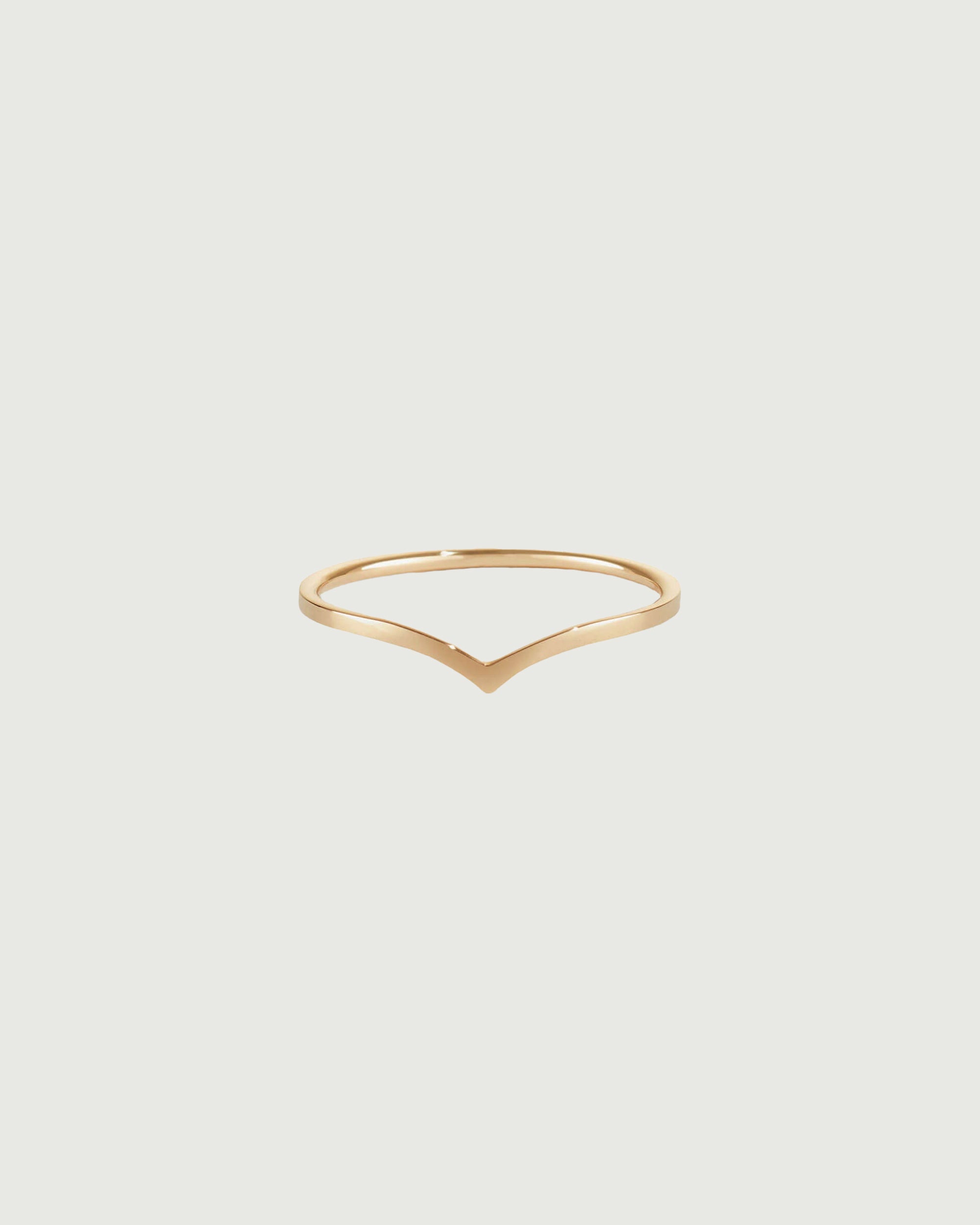 Elegant Gold Bridge Ring for Women - Dainty Stackable Minimalist Jewelry - Perfect for Everyday Wear, Gifts & Special Occasions