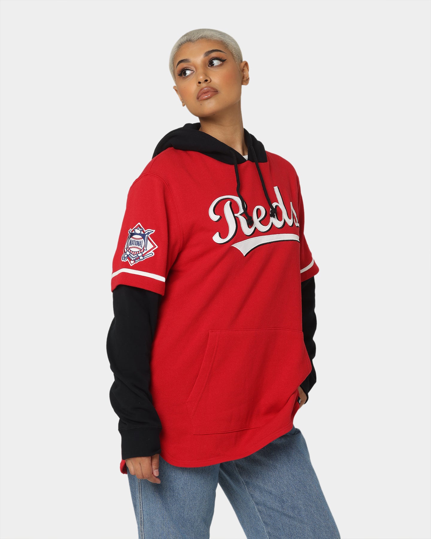 47 Brand Cincinnati Reds Shortstop Hoodie - Red MLB Baseball Fan Apparel for Men & Women - Perfect for Game Day, Tailgating & Casual Wear