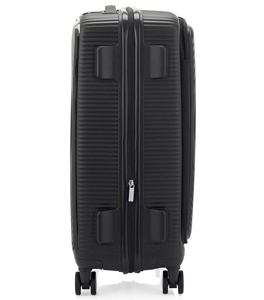 American Tourister 68cm Curio Book Opening Black Luggage - Perfect for Business Travel & Weekend Getaways