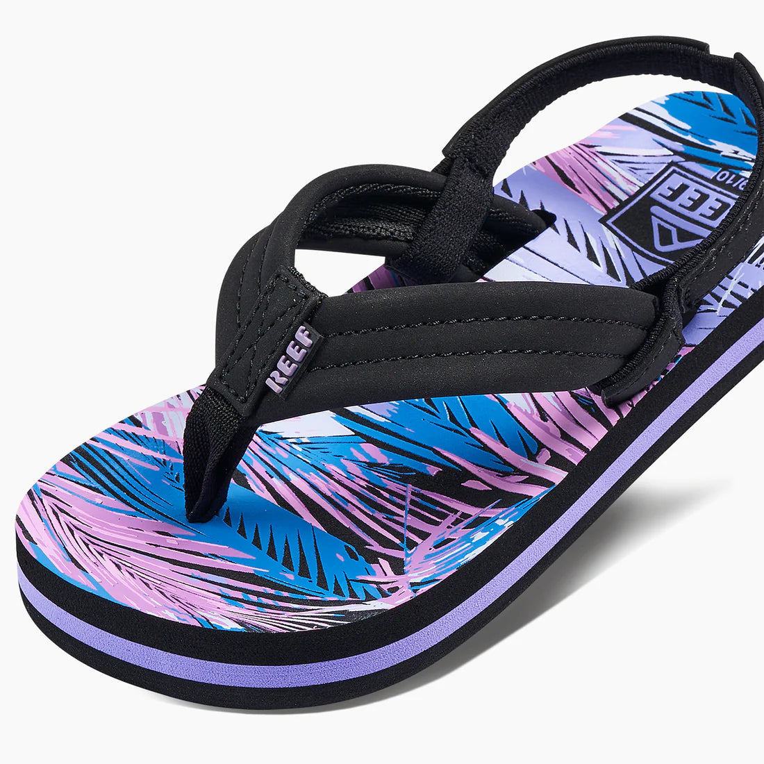 **Reef Palm Fronds Little Ahi Toddler Sandals - Comfortable Beach Shoes for Kids - Perfect for Summer, Pool, and Outdoor Play**