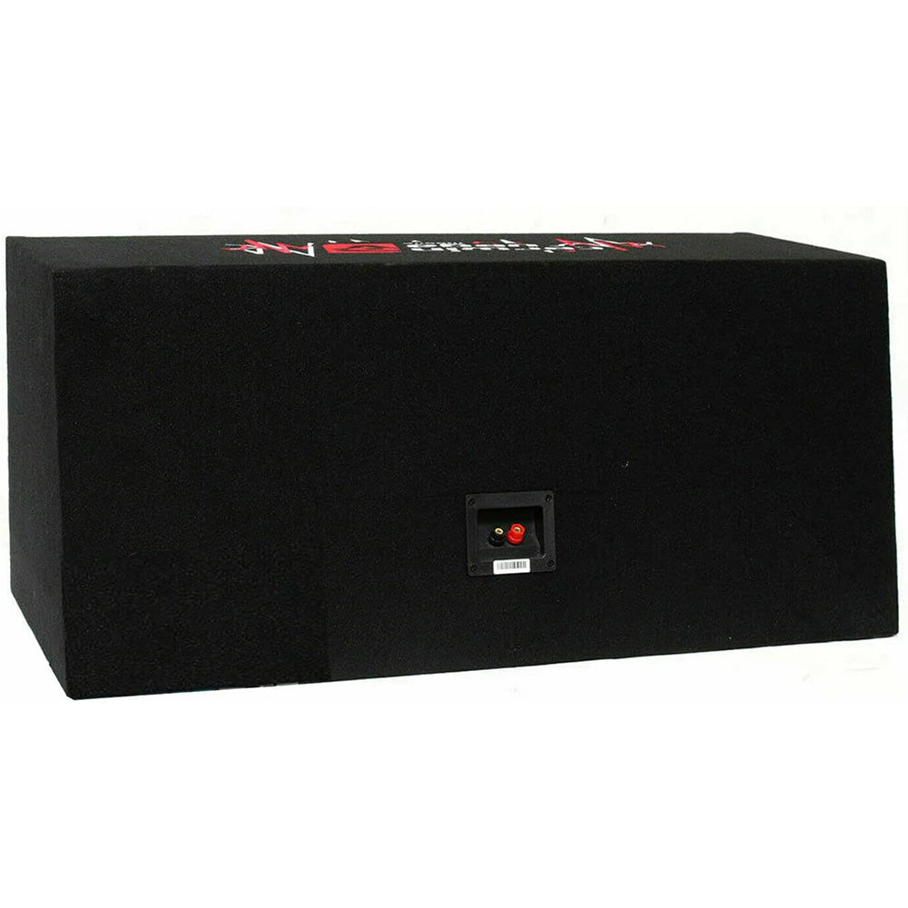 Cerwin Vega H6E12DV 2400W Max (500W RMS) HED Series Dual Size Vented Subwoofer Enclosure - High Power Car Audio Bass Speaker for Trucks, SUVs & Home Theater Systems