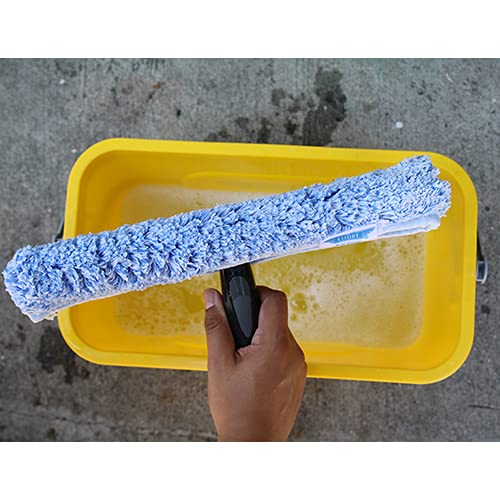 Ettore Mighty Washer Replacement Sleeve - 14 Inch Heavy Duty Squeegee Sleeve for Professional Window Cleaning, Glass Washing & Car Detailing