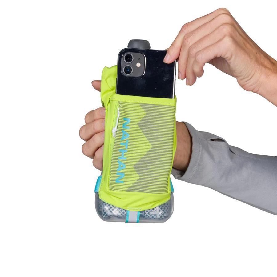 QuickSqueeze Plus 18oz Insulated Handheld Water Bottle - Leakproof & Durable for Gym, Hiking, Travel & Outdoor Activities