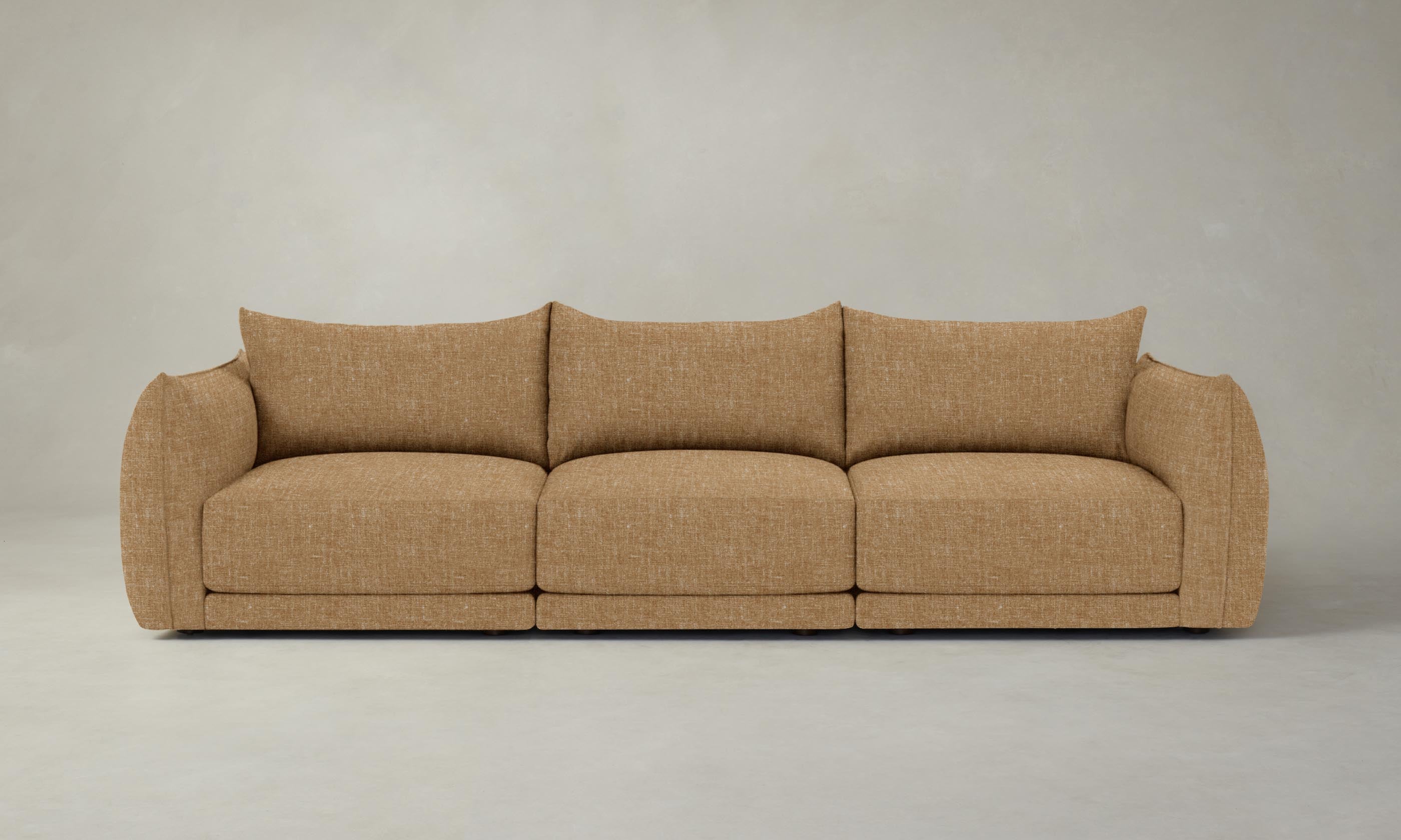The Jones Modular Sofa - Heritage Belgian Linen Chaise Lounge for Living Room | Modern Sectional Couch with Washable Covers | Perfect for Family Gatherings & Movie Nights