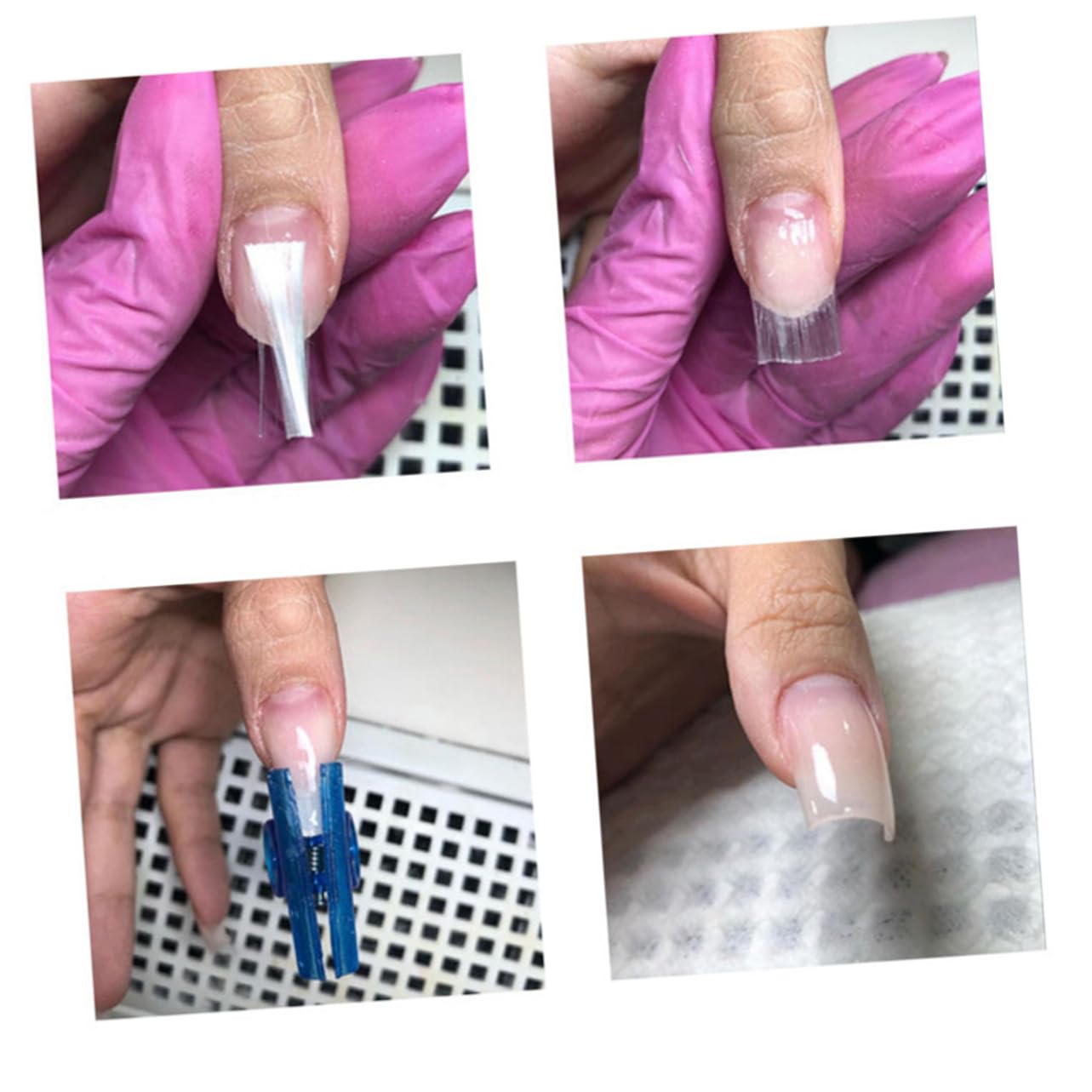 Premium Fiberglass Nail Extension Kit for Acrylic Nails - Nail Art Fiber, Silk Gel & Manicure Tools for Professional Salon & DIY Home Use