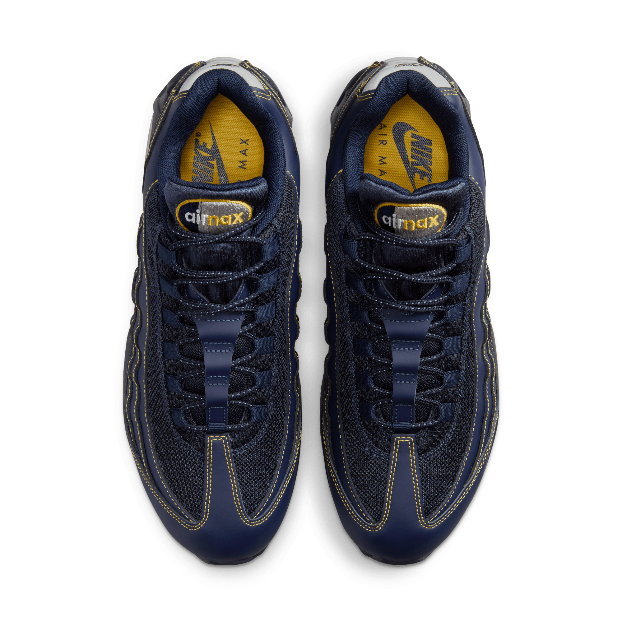 Nike Air Max 95 OG Michigan Sneakers - Classic Running Shoes for Men & Women - Retro Cushioned Comfort for Casual Wear, Jogging & Street Style