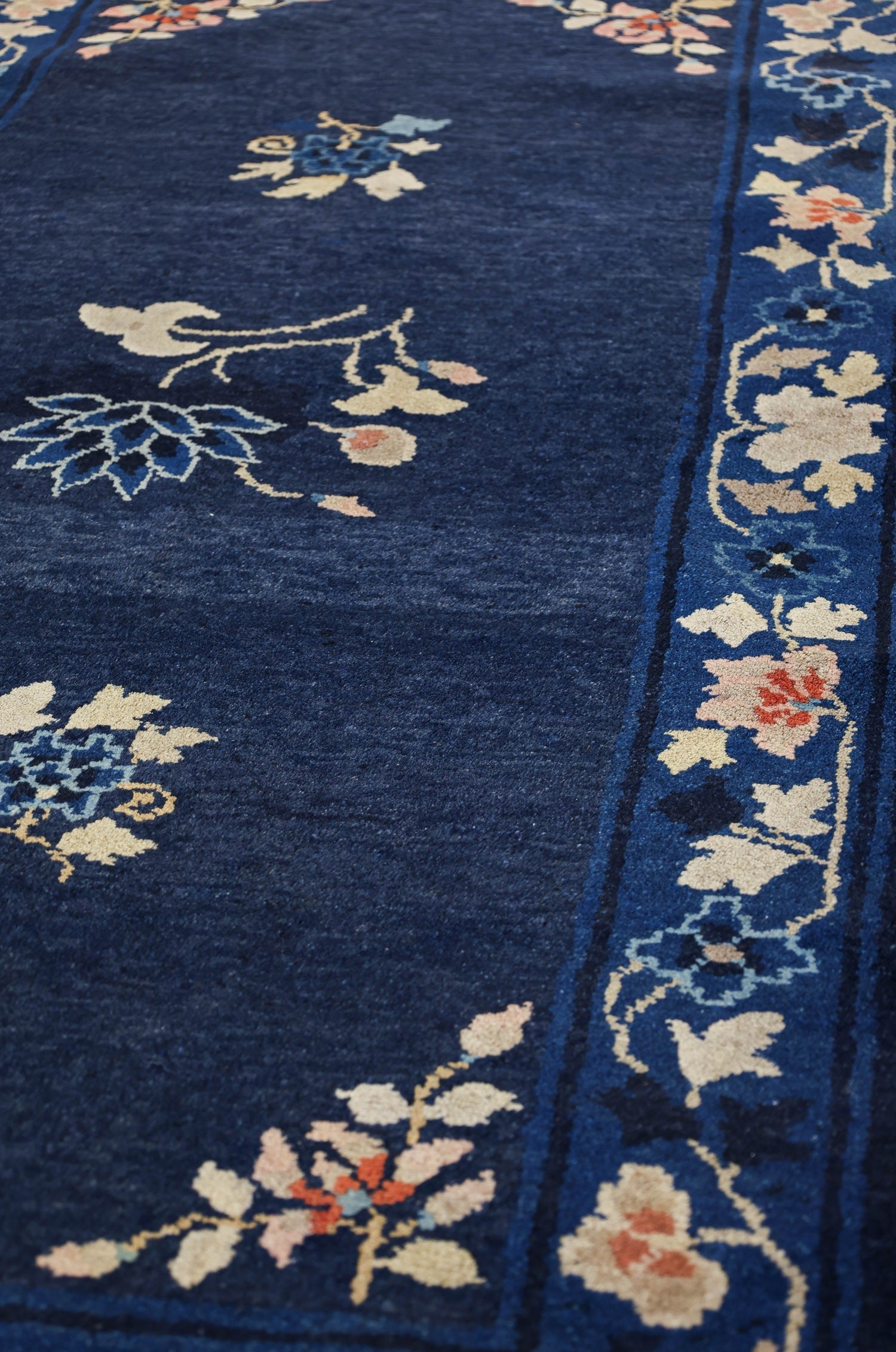 Handwoven Traditional Antique Peking Rug - Vintage Chinese Oriental Carpet JF8759 | Perfect for Living Room, Bedroom & Home Decor