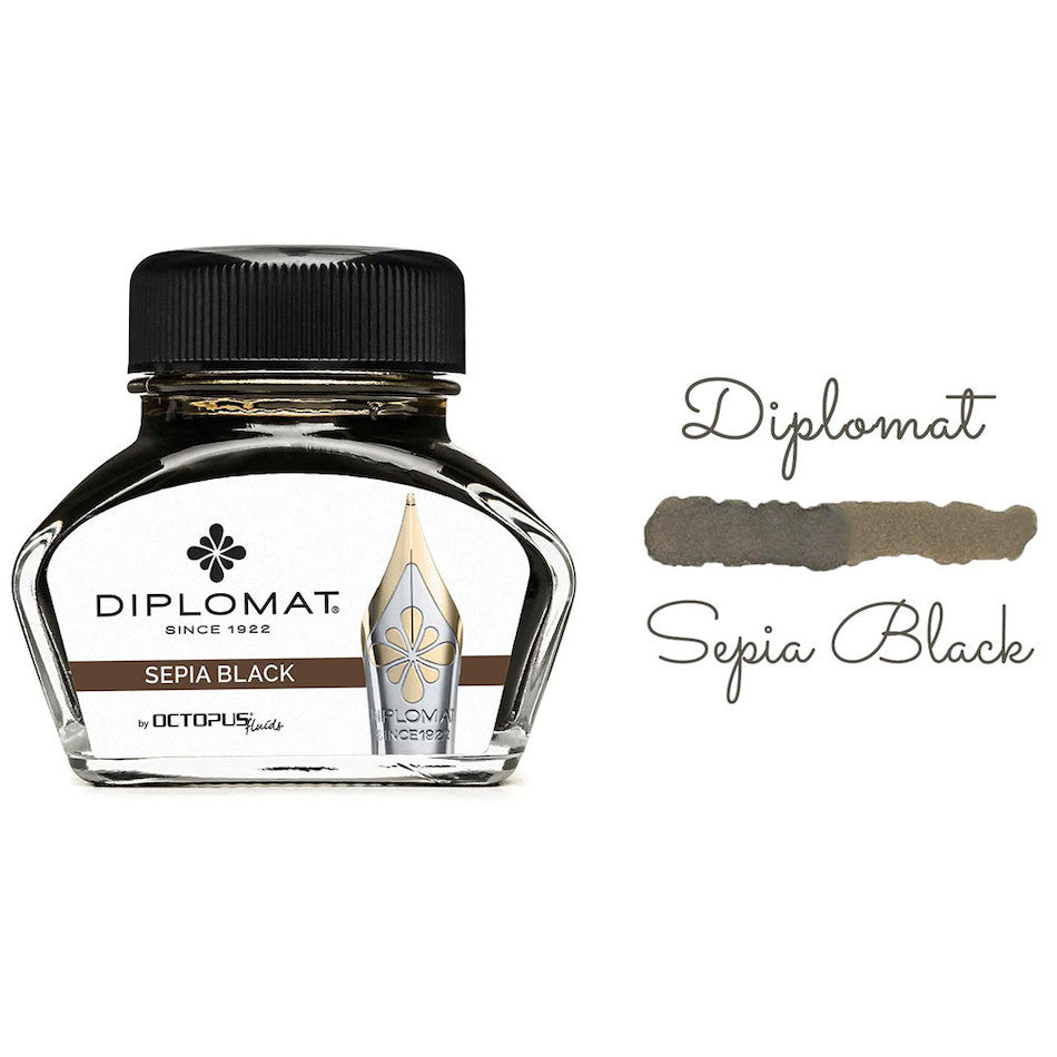Premium Diplomat Octopus Fountain Pen Ink - 30ml Bottle for Smooth Writing & Calligraphy - Ideal for Professionals, Students & Art Enthusiasts