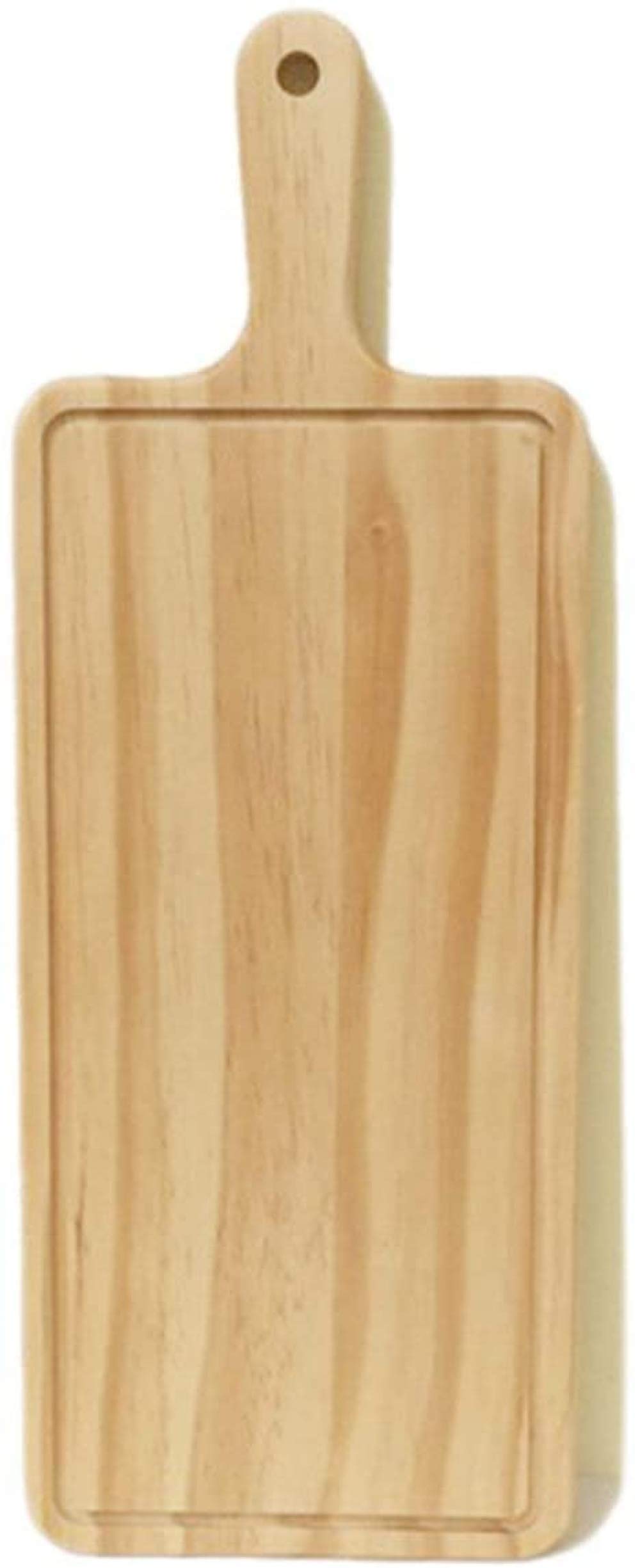 Handmade Natural Wooden Chopping Board with Handle - Premium Kitchen Cutting Board for Bread, Meat, and Vegetables | Perfect for Baking, Cooking, and Serving | Eco-Friendly Kitchen Accessory