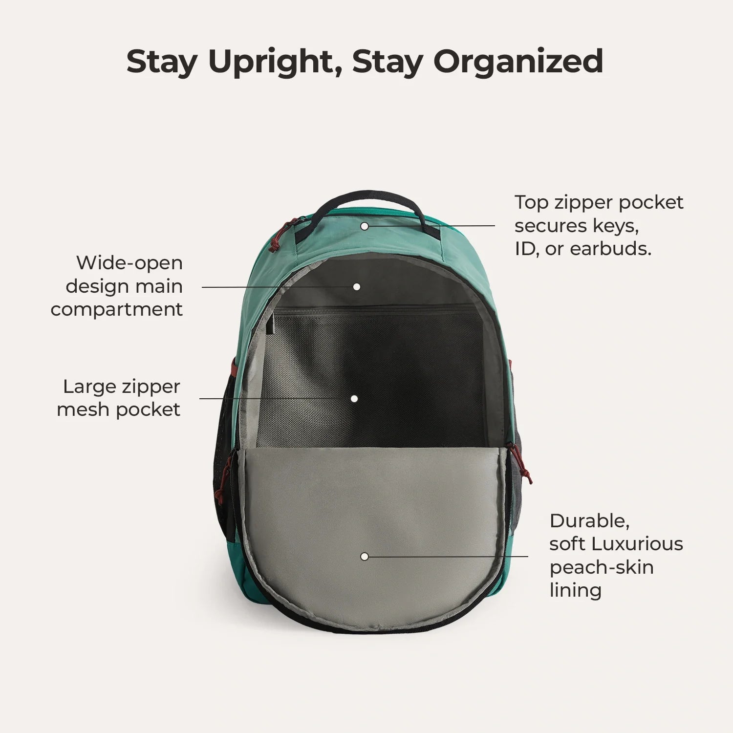 15.6 Inch Laptop Backpack for Men & Women - Waterproof Travel Backpack with USB Charging Port - Perfect for Work, School, and Business Trips