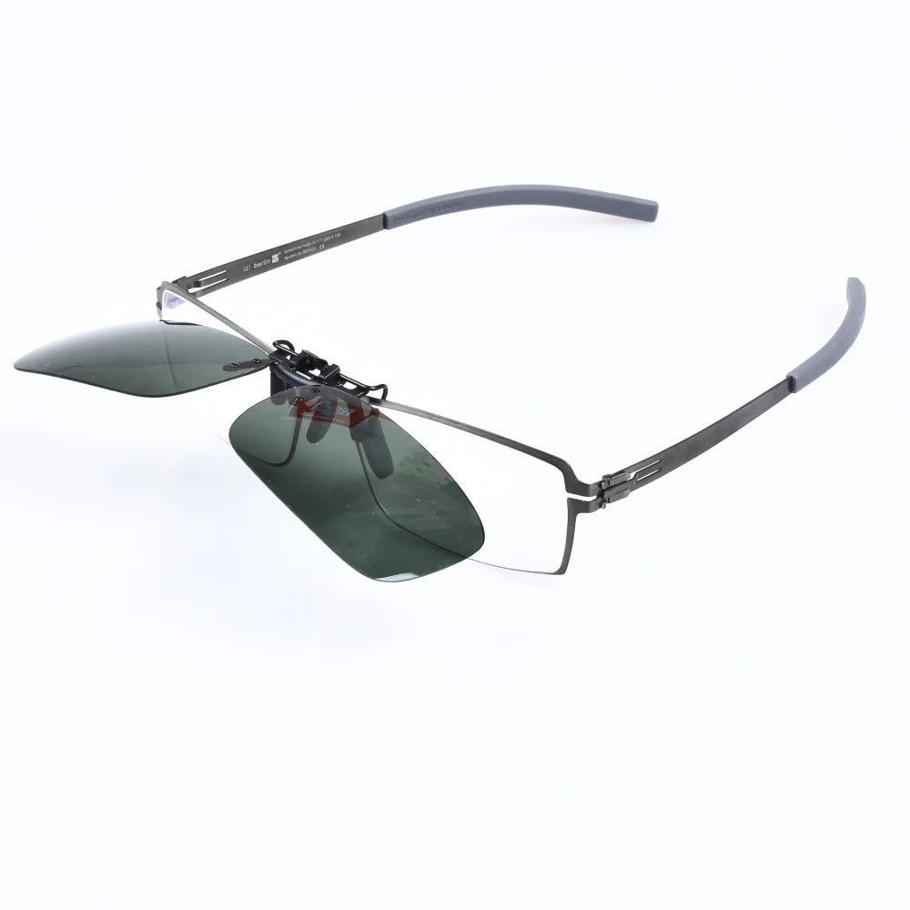 Aimee Unisex Full Rim Square Screwless Stainless Steel Eyeglasses Frame 5085 - Lightweight Durable Glasses for Men & Women - Perfect for Reading, Work, and Everyday Wear