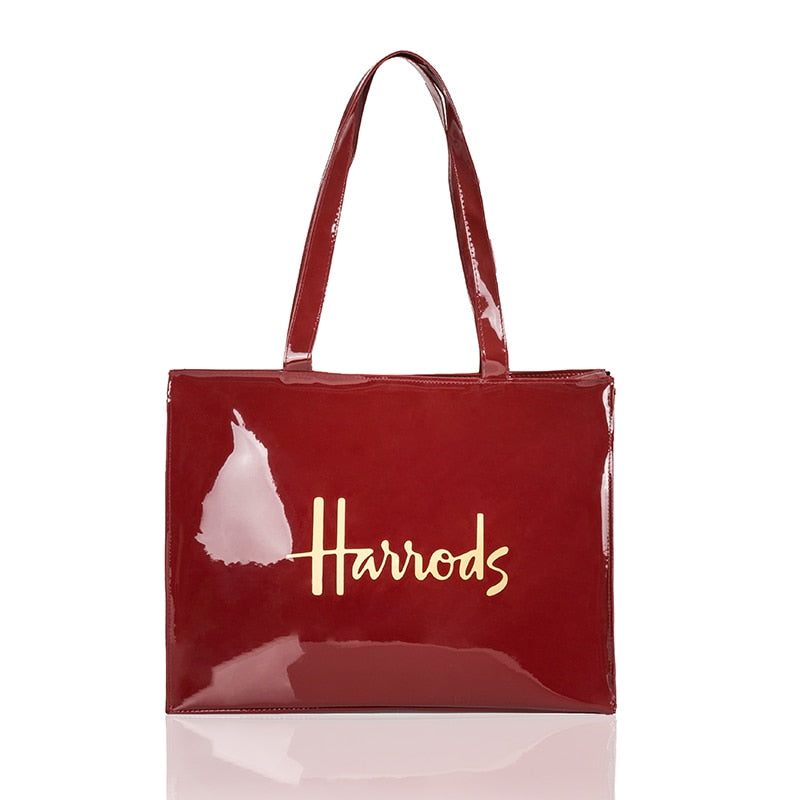 Eco-Friendly Women's Floral Tote Shopping Bag - Reusable Grocery Bag for Beach, Market & Daily Use
