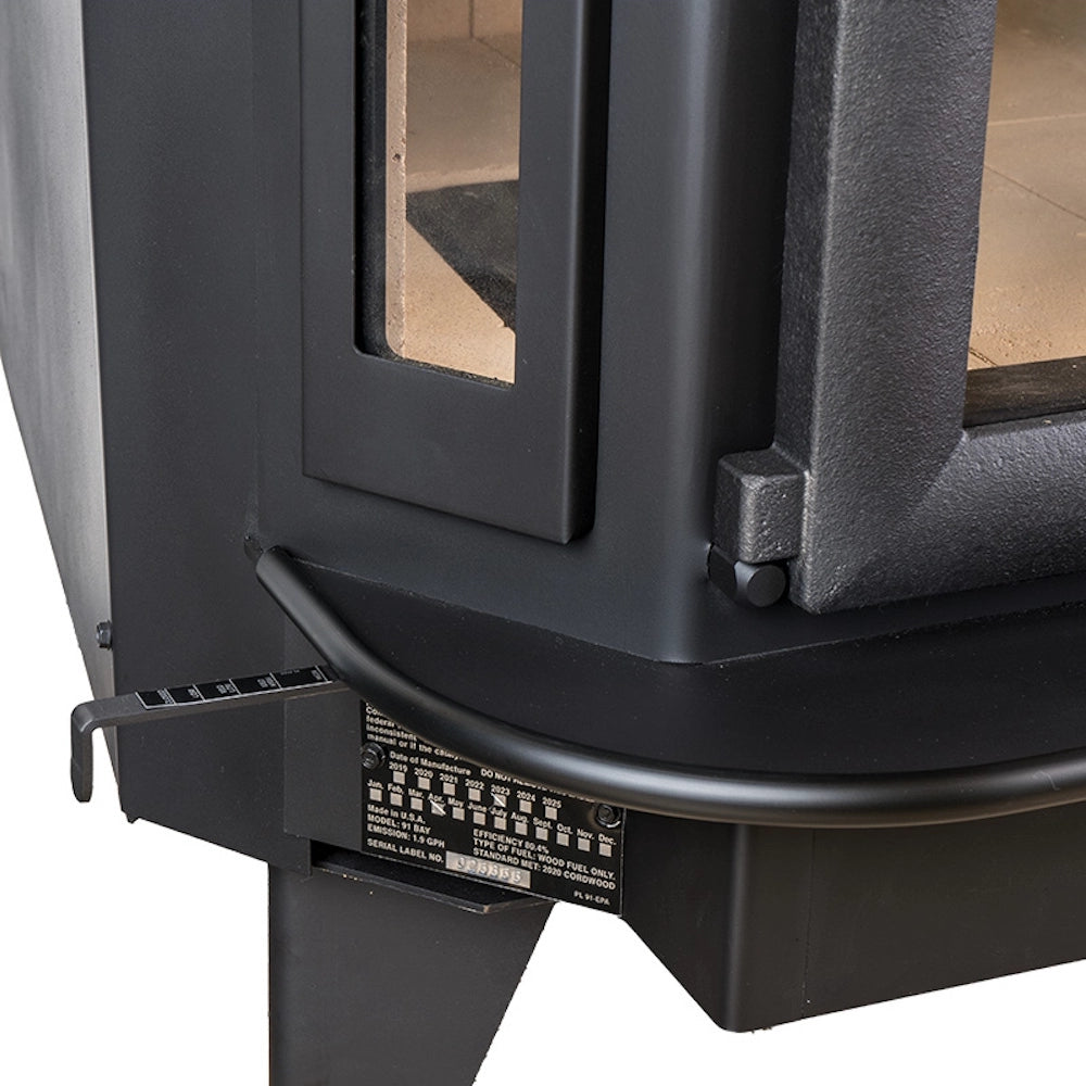 Buck Stove Model 91 Extra Large Catalytic Wood Stove for Home Heating - Efficient Fireplace Insert for Cabins, RV & Outdoor Living Spaces