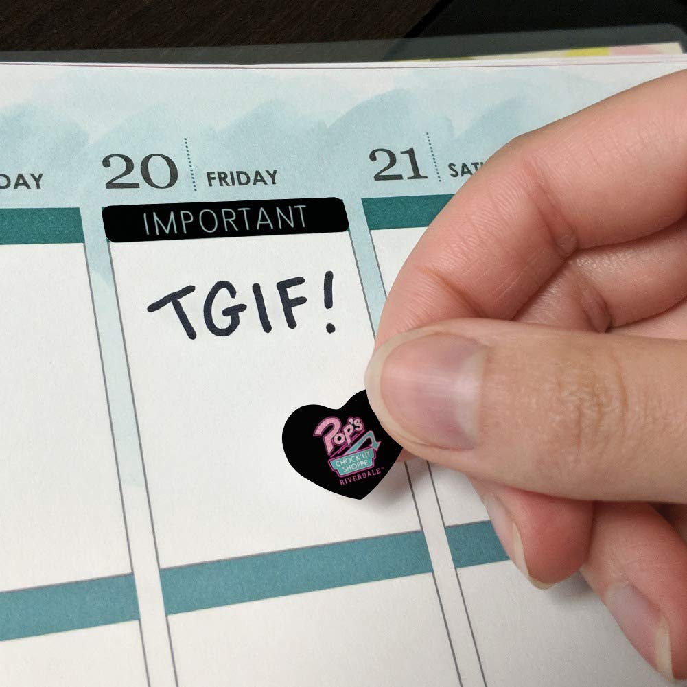 Riverdale Pops Chock'lit Shoppe Planner Calendar Sticker Set for Scrapbooking & Crafting - Perfect for Bullet Journals, DIY Projects, and Gift Wrapping