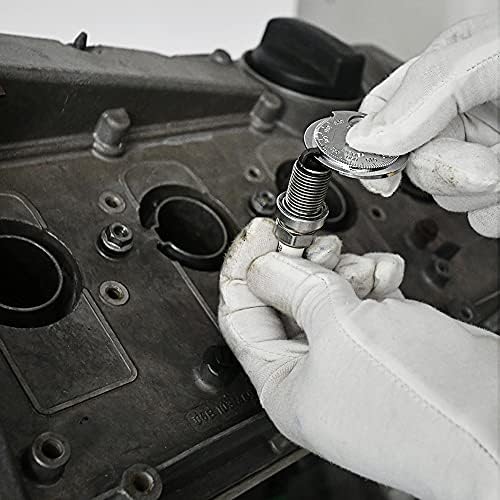 5-Piece Spark Plug Gap Tool Set - Precision Wire Gap Gauge with 0.020 to 0.100 Inch Measurement Scale - Essential for Automotive Tune-Ups & Small Engine Maintenance