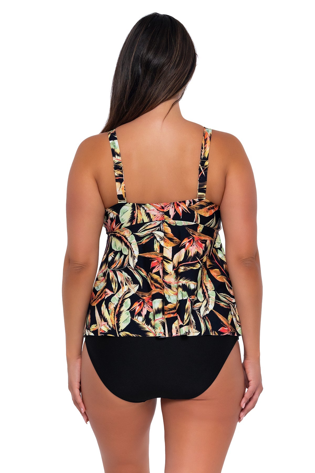 Retro Marin Tankini Bikini Top for Women - Vintage High Waisted Swimwear with Adjustable Straps | Perfect for Beach Vacations, Pool Parties & Summer Getaways