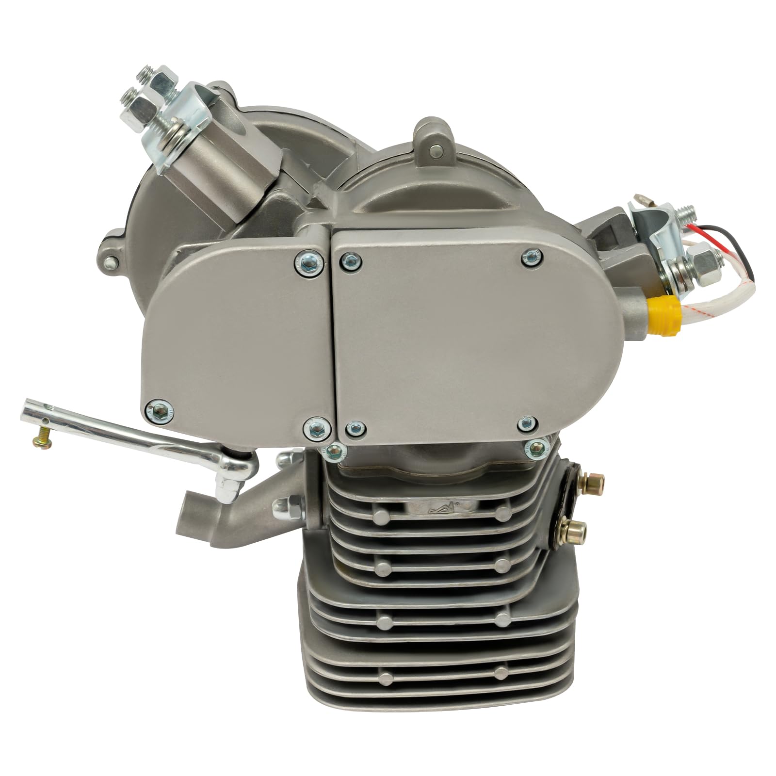 Upgrade 110CC 2-Stroke Gas Powered Bicycle Engine Kit with CDI System & Foot Pedal Start - Compatible with 26
