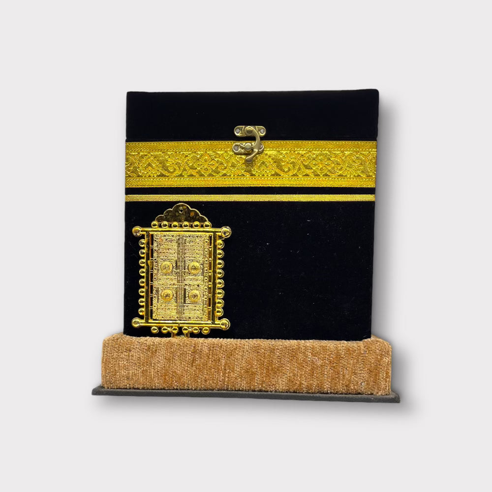 Holy Quran with Kaba Velvet Cover - Islamic Art Gift for Home Decoration & Prayer - Perfect for Ramadan, Eid, and Daily Worship
