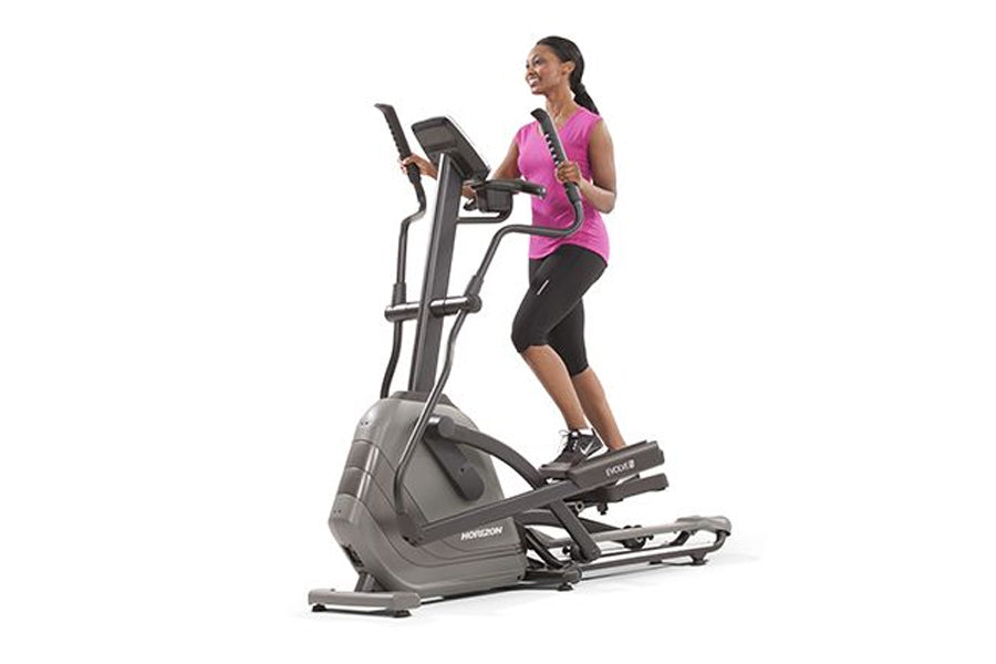 Horizon Evolve 5 Elliptical Machine - Low Impact Cardio Trainer for Home Gym, Fitness & Weight Loss | Perfect for Small Spaces & Apartment Workouts