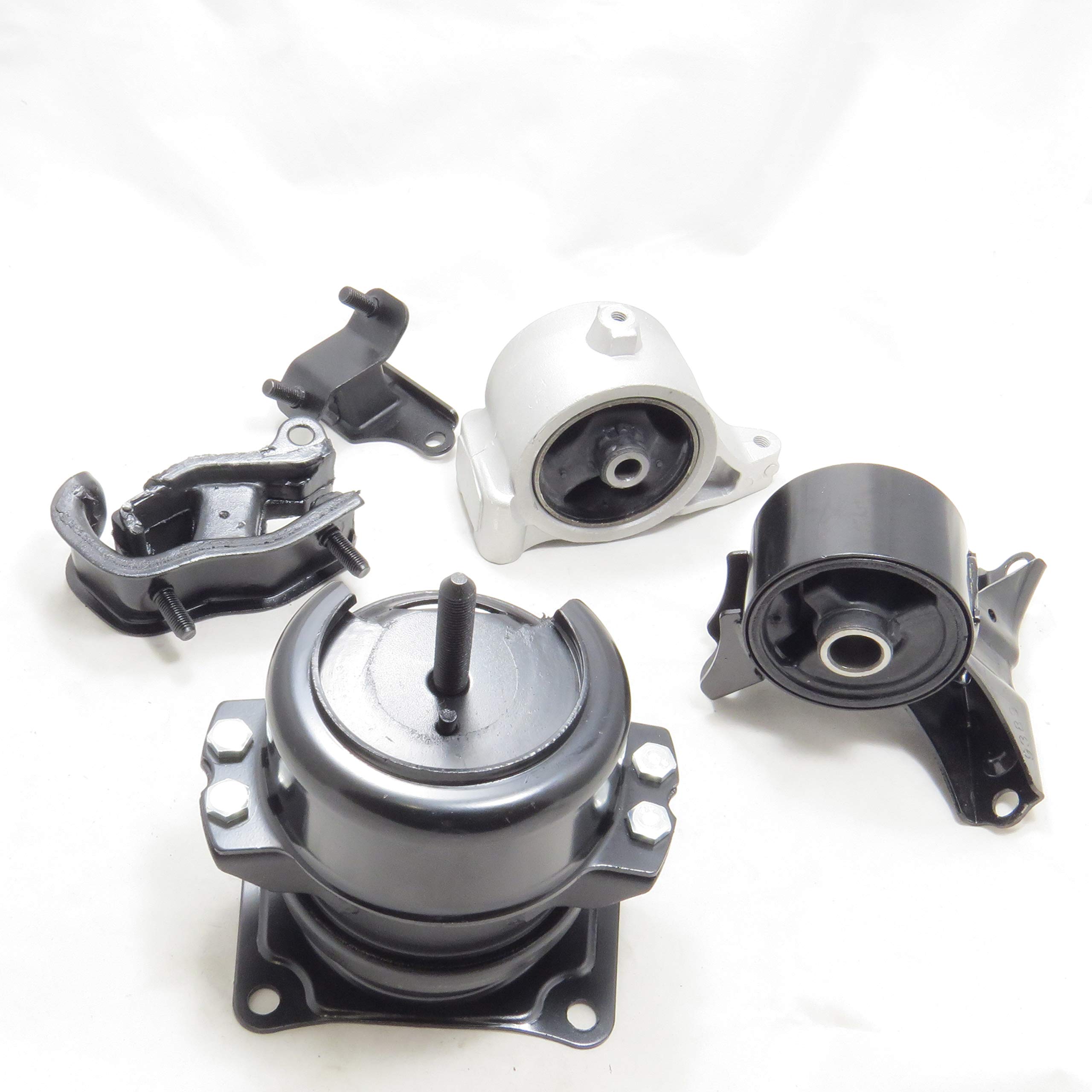Engine Motor & Transmission Mount Set Compatible with 2001-2002 Acura MDX & 2003-2004 Honda Pilot 3.5L 4WD - Durable Replacement for Smooth Ride & Reduced Vibration - Perfect for Off-Roading, Towing & Daily Commuting