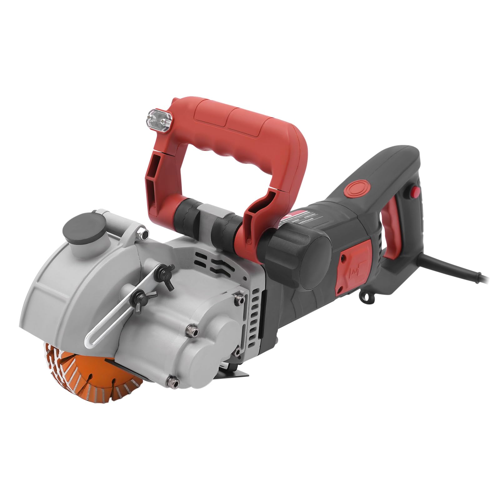 4800W Electric Wall Chaser Concrete Cutter - 5 Blades Handheld Groove Cutting Machine with 1.65