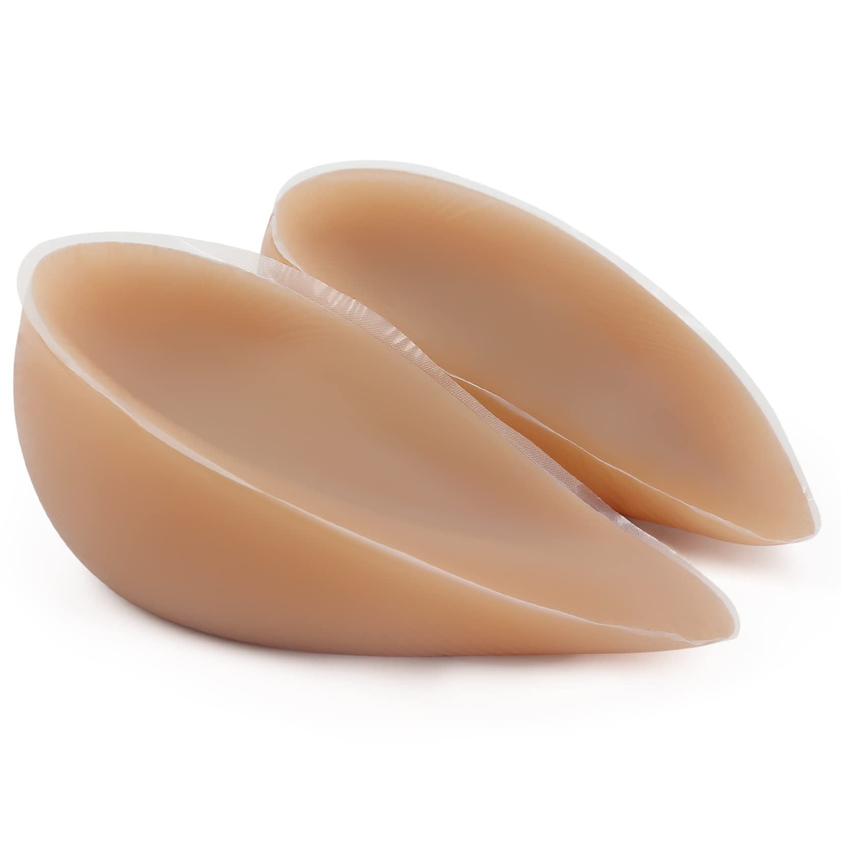 IVITA Silicone Breast Forms for Mastectomy - Irregular Side Fake Boobs, Prosthesis Bra Enhancer Pads | Post-Surgery Comfort & Natural Look for Swimwear, Dresses & Everyday Wear