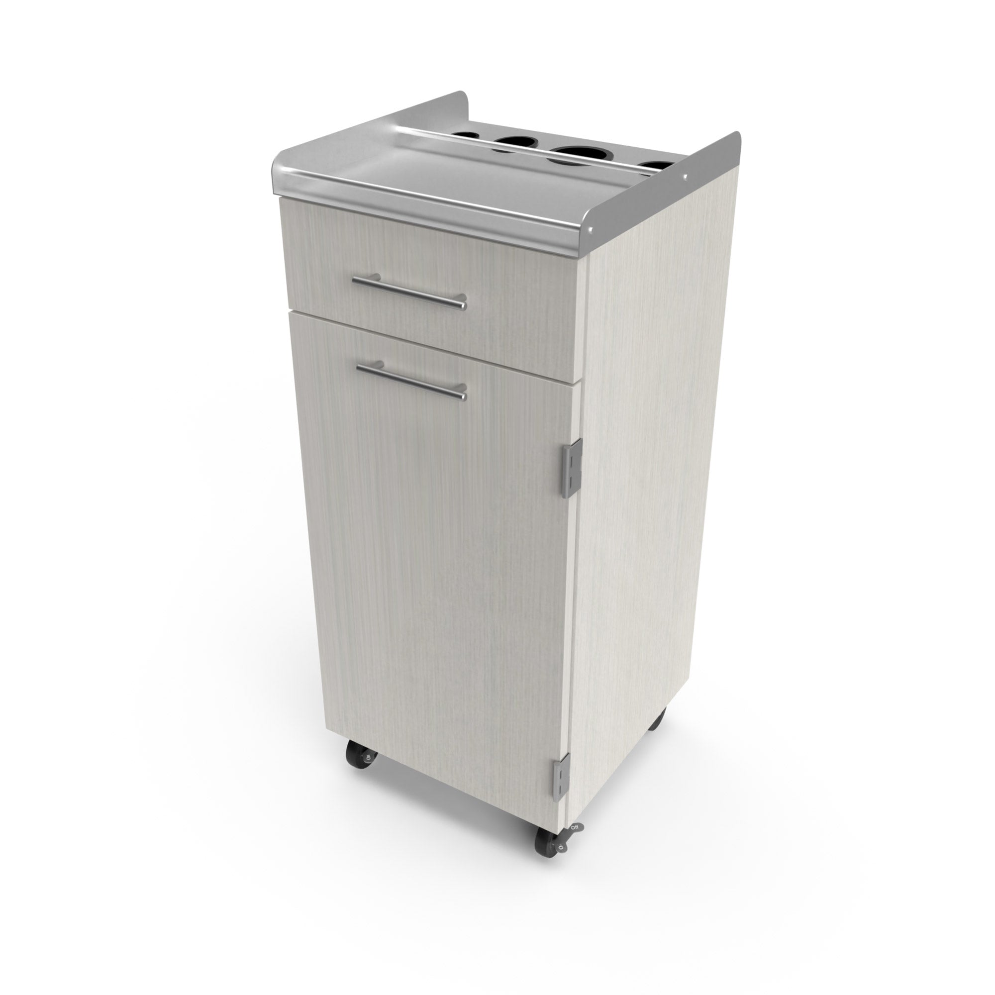 Stainless Steel Utility Cart with Wheels - Heavy Duty Rolling Kitchen Cart for Home, Office, or Commercial Use - Perfect for Organizing, Serving, and Storage in Restaurants, Warehouses, or Retail Stores