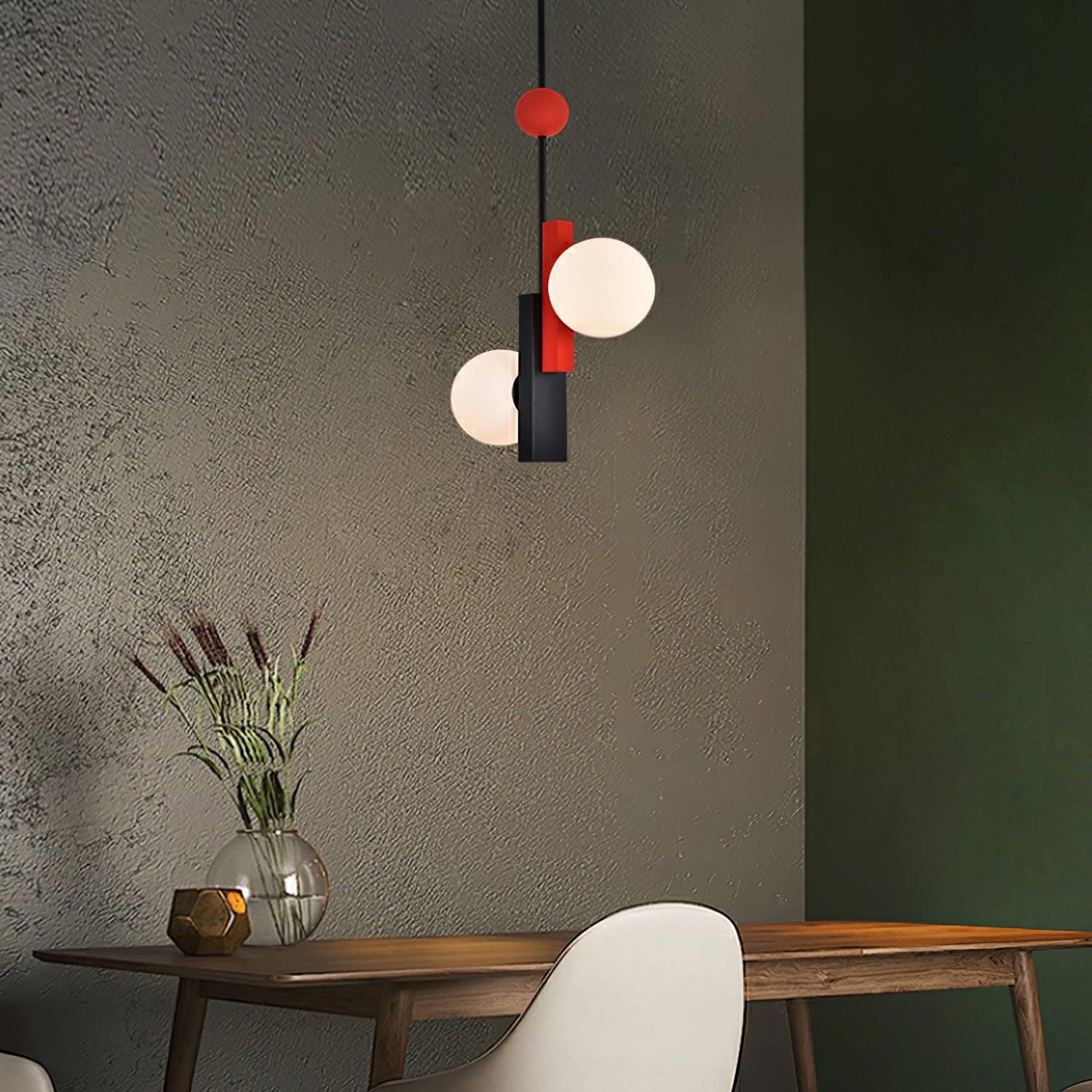 Elegant First Dance Pendant Lamp - Modern Glass Hanging Light Fixture for Dining Room, Bedroom & Living Room Decor | Perfect for Weddings, Romantic Dinners & Home Interior Design