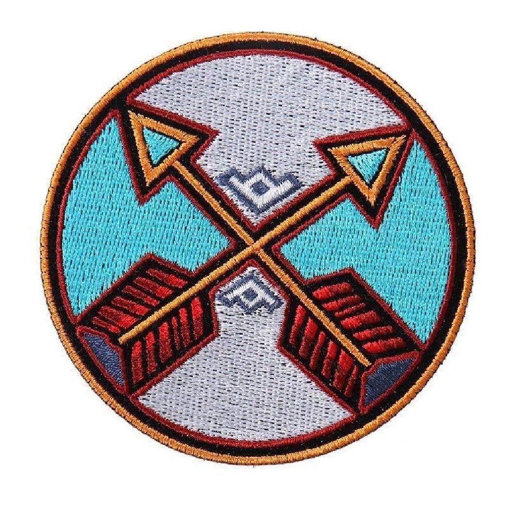Authentic Native American Arrow Iron-On & Sew-On Patch - 3.5 Inch for Jackets, Bags & DIY Crafts